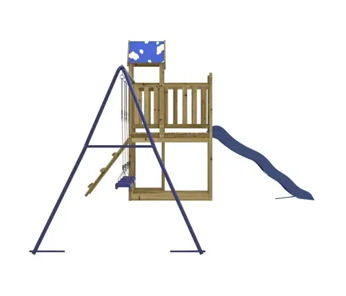 Āra Rotaļu Laukums, Impregnēts Priedes Koks Vidaxl