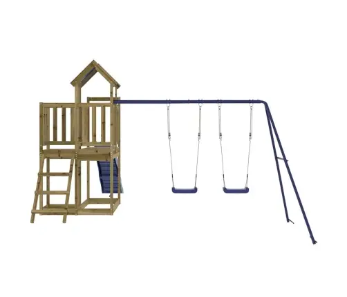 Āra Rotaļu Laukums, Impregnēts Priedes Koks Vidaxl