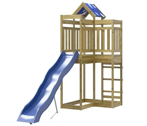 Õue Mänguväljak, Immutatud Männipuit