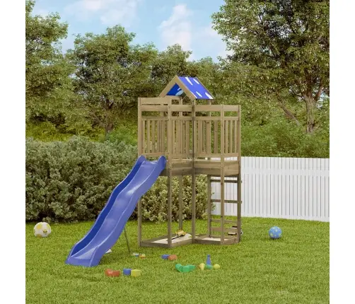 Õue Mänguväljak, Immutatud Männipuit