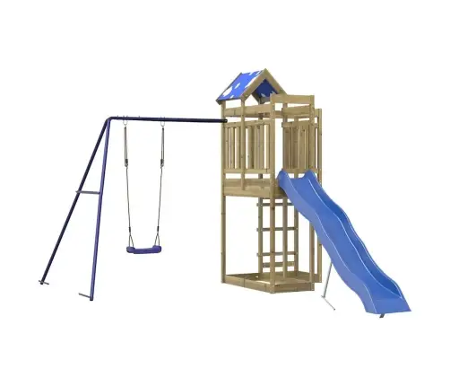 Õue Mänguväljak, Immutatud Männipuit