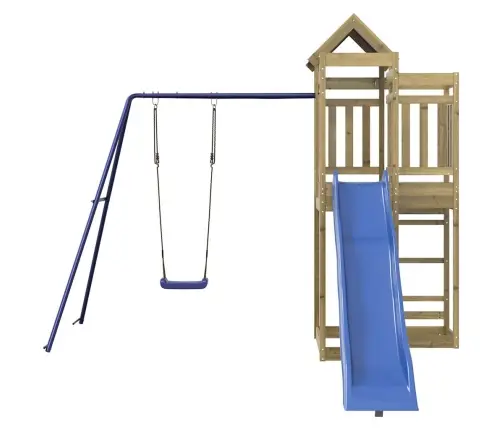 Õue Mänguväljak, Immutatud Männipuit