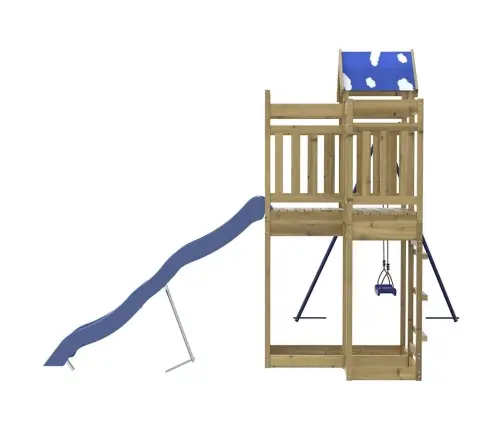 Õue Mänguväljak, Immutatud Männipuit