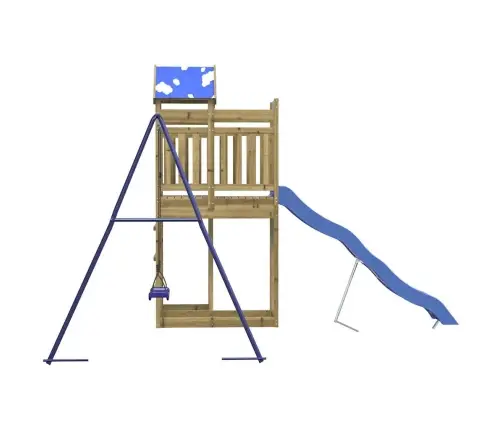 Õue Mänguväljak, Immutatud Männipuit