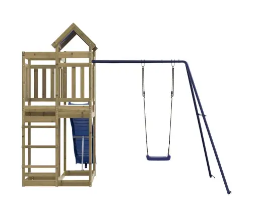 Õue Mänguväljak, Immutatud Männipuit