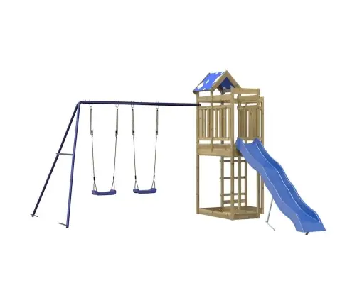 Āra Rotaļu Laukums, Impregnēts Priedes Koks Vidaxl