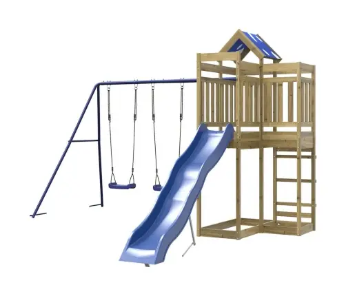 Āra Rotaļu Laukums, Impregnēts Priedes Koks Vidaxl