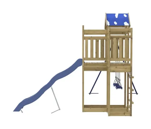 Āra Rotaļu Laukums, Impregnēts Priedes Koks Vidaxl