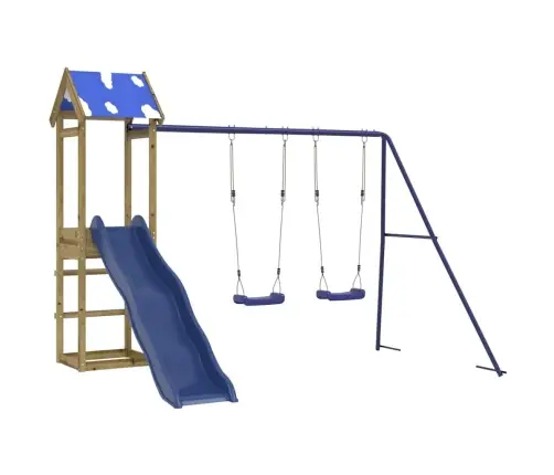 Āra Rotaļu Laukums, Impregnēts Priedes Koks Vidaxl