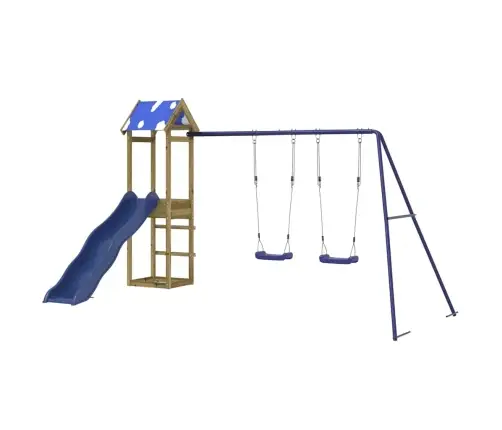 Āra Rotaļu Laukums, Impregnēts Priedes Koks Vidaxl