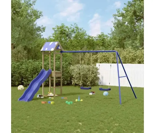 Āra Rotaļu Laukums, Impregnēts Priedes Koks Vidaxl