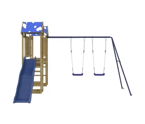 Õue Mänguväljak, Immutatud Männipuit