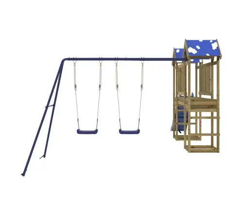 Õue Mänguväljak, Immutatud Männipuit