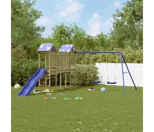 Õue Mänguväljak, Immutatud Männipuit