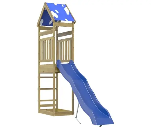 Õue Mänguväljak, Immutatud Männipuit