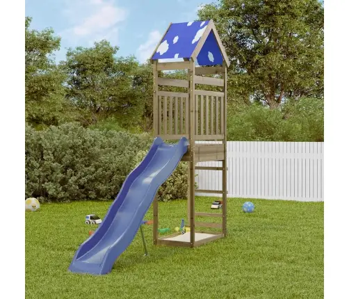 Õue Mänguväljak, Immutatud Männipuit