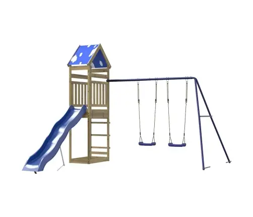 Āra Rotaļu Laukums, Impregnēts Priedes Koks Vidaxl