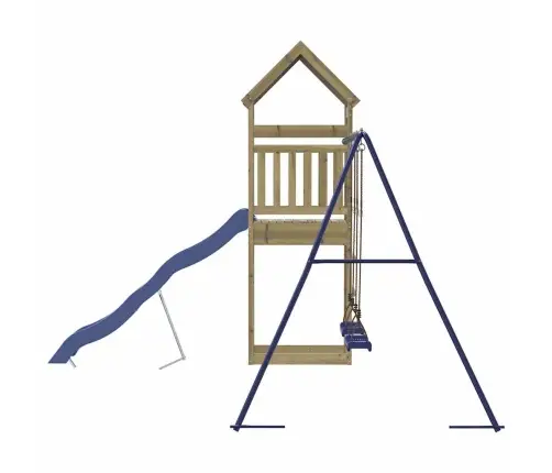 Āra Rotaļu Laukums, Impregnēts Priedes Koks Vidaxl