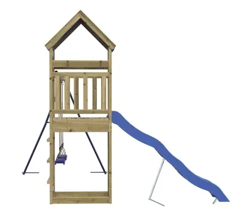 Āra Rotaļu Laukums, Impregnēts Priedes Koks Vidaxl