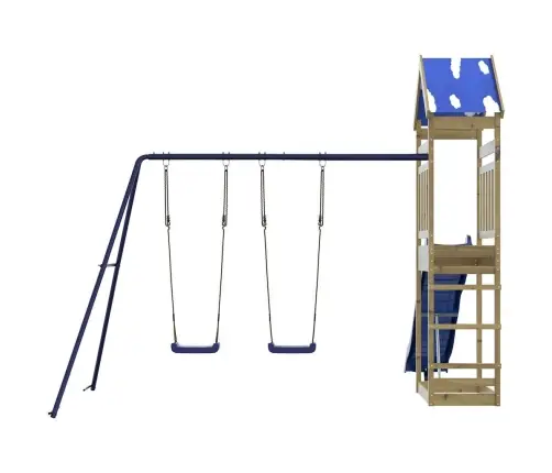 Āra Rotaļu Laukums, Impregnēts Priedes Koks Vidaxl