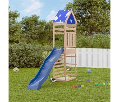 Lauko Žaidimų Aikštelės Komplektas, Pušies Medienos Masyvas