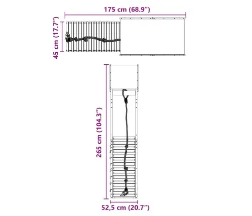 Õue Mänguväljak, Ebatsuuga Puit