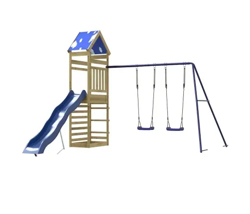 Õue Mänguväljak, Immutatud Männipuit