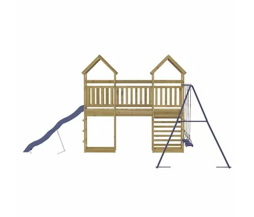 Õue Mänguväljak, Immutatud Männipuit