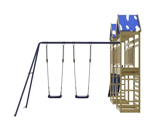 Õue Mänguväljak, Immutatud Männipuit