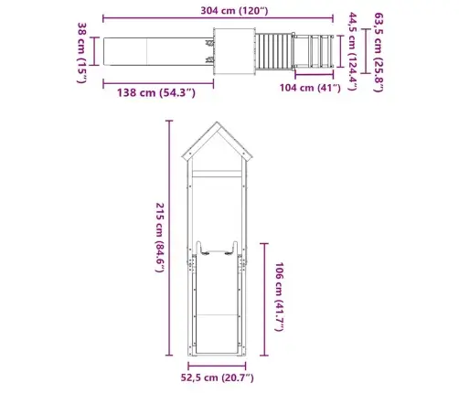 Õue Mänguväljak, Männipuit