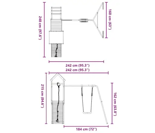 Õue Mänguväljak, Ebatsuuga Puit