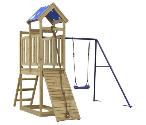 Āra Rotaļu Laukums, Impregnēts Priedes Koks Vidaxl