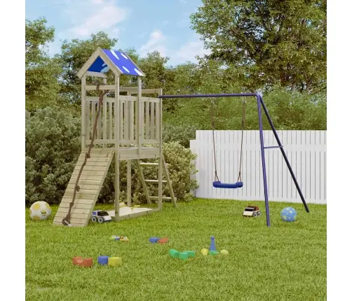 Āra Rotaļu Laukums, Impregnēts Priedes Koks Vidaxl