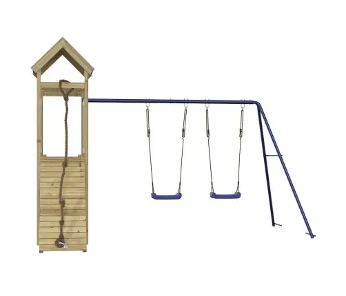 Õue Mänguväljak, Immutatud Männipuit