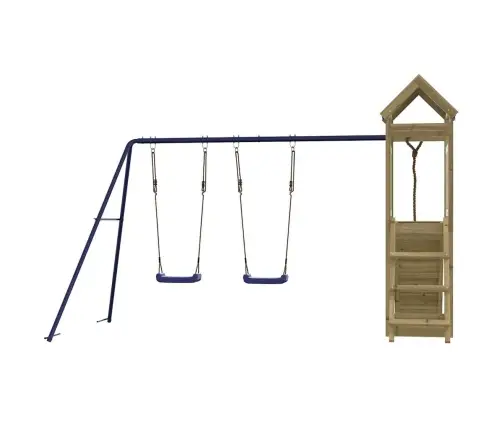 Õue Mänguväljak, Immutatud Männipuit