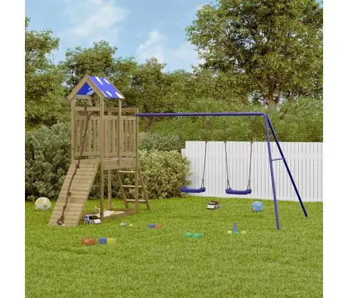 Õue Mänguväljak, Immutatud Männipuit