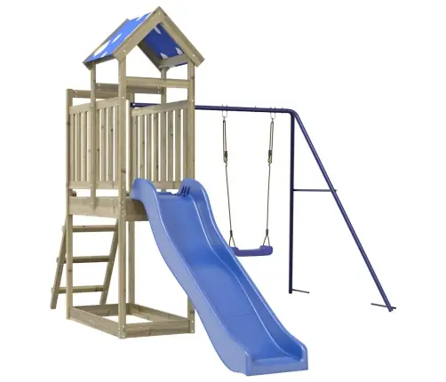 Āra Rotaļu Laukums, Impregnēts Priedes Koks Vidaxl