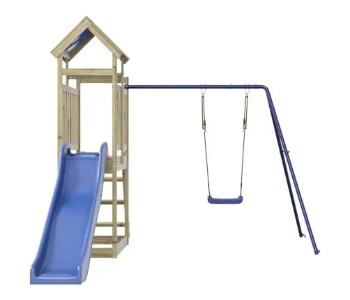 Āra Rotaļu Laukums, Impregnēts Priedes Koks Vidaxl