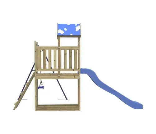 Āra Rotaļu Laukums, Impregnēts Priedes Koks Vidaxl