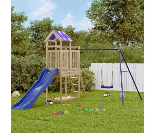 Āra Rotaļu Laukums, Impregnēts Priedes Koks Vidaxl