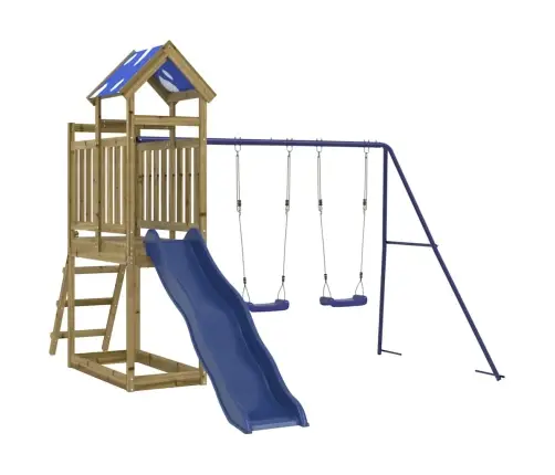 Õue Mänguväljak, Immutatud Männipuit