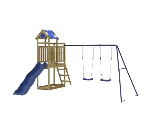 Õue Mänguväljak, Immutatud Männipuit