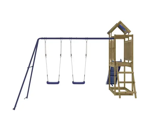 Õue Mänguväljak, Immutatud Männipuit