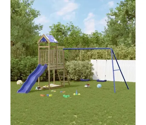 Õue Mänguväljak, Immutatud Männipuit