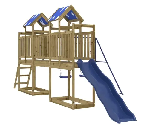 Õue Mänguväljak, Immutatud Männipuit