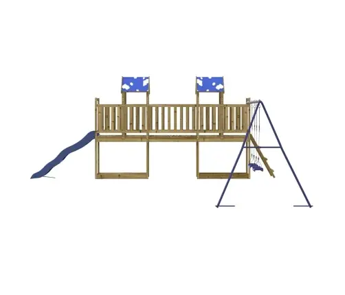 Õue Mänguväljak, Immutatud Männipuit