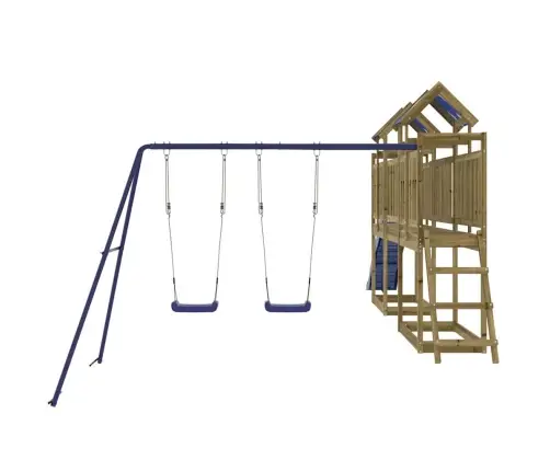 Õue Mänguväljak, Immutatud Männipuit