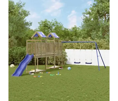 Õue Mänguväljak, Immutatud Männipuit