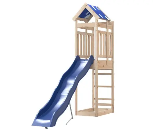 Lauko Žaidimų Aikštelės Komplektas, Pušies Medienos Masyvas