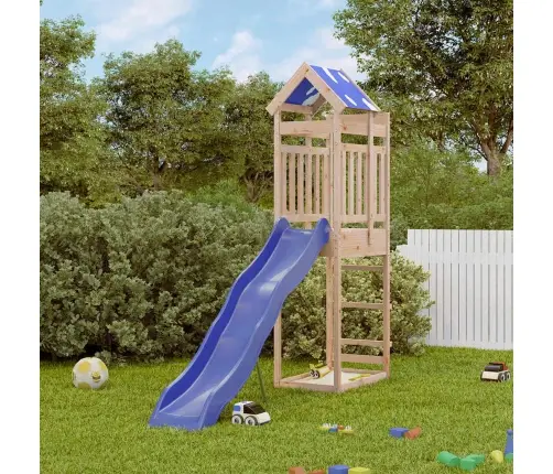 Lauko Žaidimų Aikštelės Komplektas, Pušies Medienos Masyvas